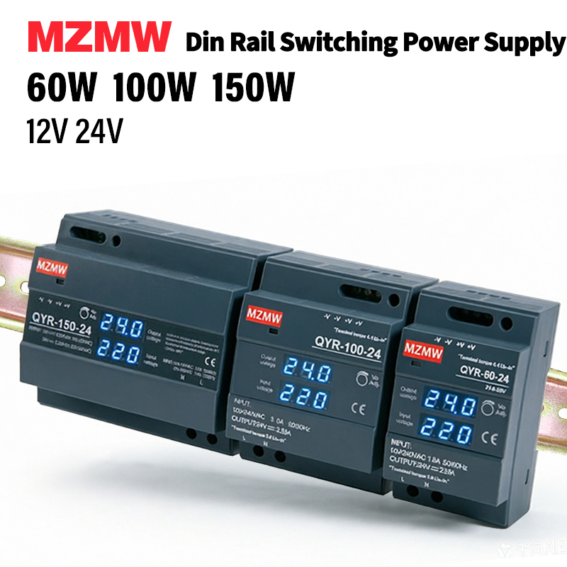 Led El Wire - MZMW 60W 100W 150W DINレールスイッチング電源 100-240V