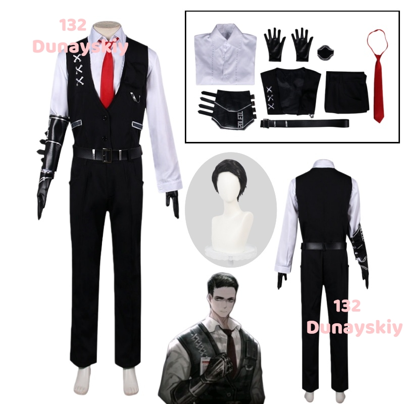 Cosplay Prop Business - ゲームリムバスカンパニー ミュルソー コスプレ制服 ビジネススーツ衣装 ハロウィン クリスマス