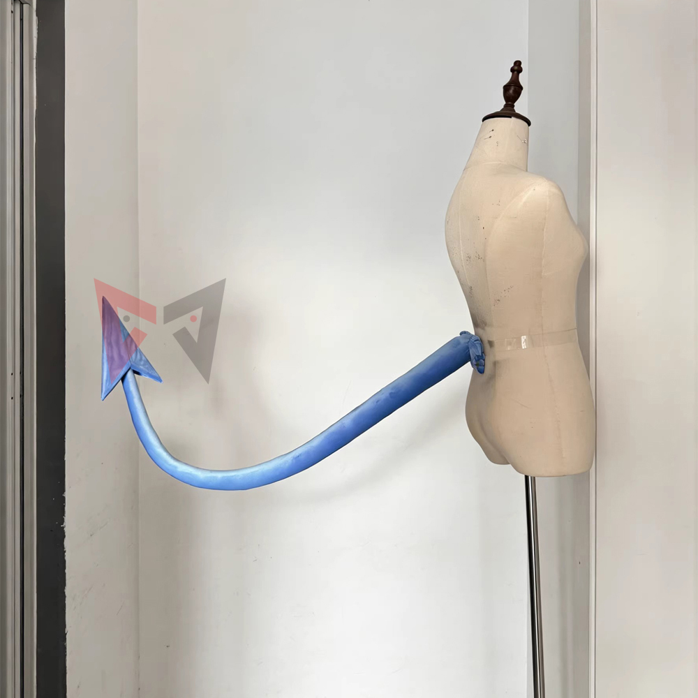 Cosplay Prop Works - 新しいジェスター・ラヴォーレ・ザ・マイティ・ネインコスプレ小道具デビルブルーテールコスチュームアクセサリーカスタムメイド手作り作品