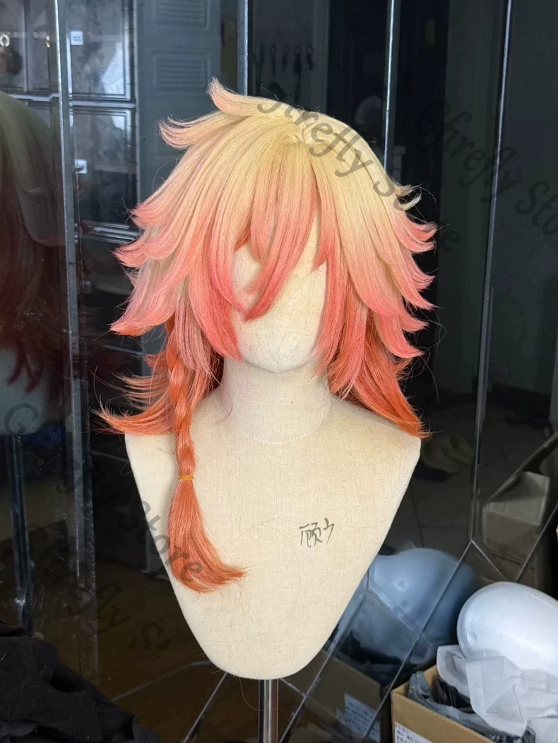 Hair Spray Color - Honkai: Star Rail Mydei フルヘッドスタイリングヘアウィッグ コスプレ衣装小道具