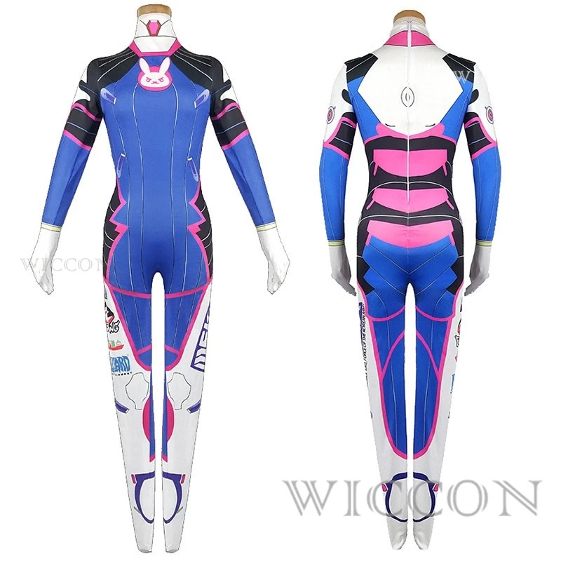 Dva Cosplay Prop - 2025年11月 アニメ 女性 ジャンプスーツ タイツ D.VA