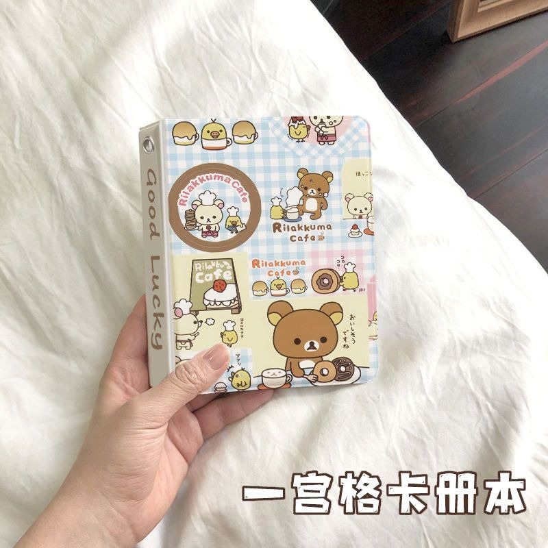 Cosplay Prop Business - かわいいリラックマのポラロイド3インチ写真アルバム。名刺やフォトカードをきれいに収納できるデザインです。