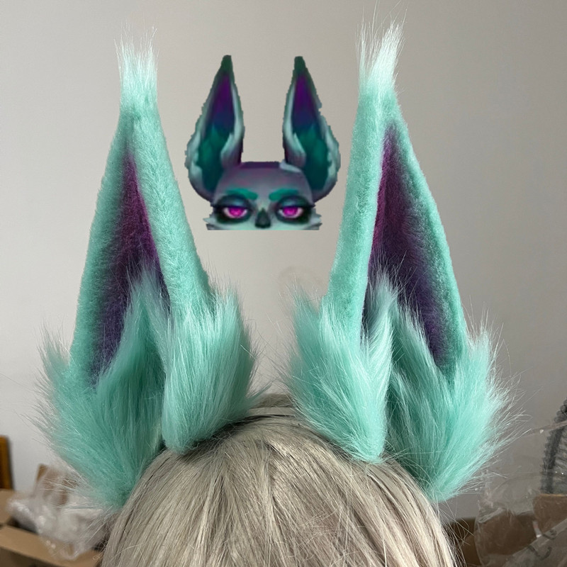 Cosplay Prop Works - 新しいハンドメイド作業耳ヘアフープアニメグローミストヴェックスコスプレ小道具ハロウィンクリスマスパーティーアクセサリーカスタムメイド