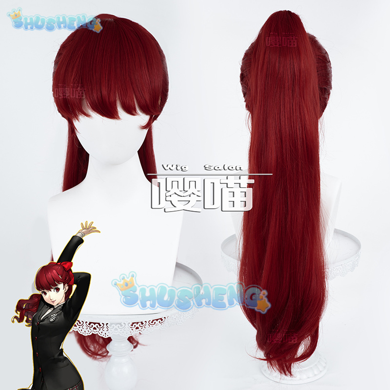 アニメ P5 ペルソナ吉沢かすみコスプレウィッグアニメキャラ - Anime Cosplay Prop のレビューと価格
