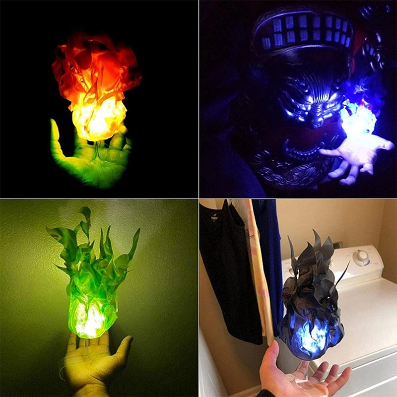 新しいハロウィンフローティングファイヤーボール小道具　面白い - Cosplay Fireball Prop のレビューと価格