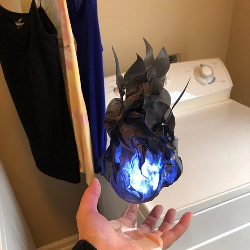 新しいハロウィンフローティングファイヤーボール小道具　面白い - Cosplay Fireball Prop のレビューと価格