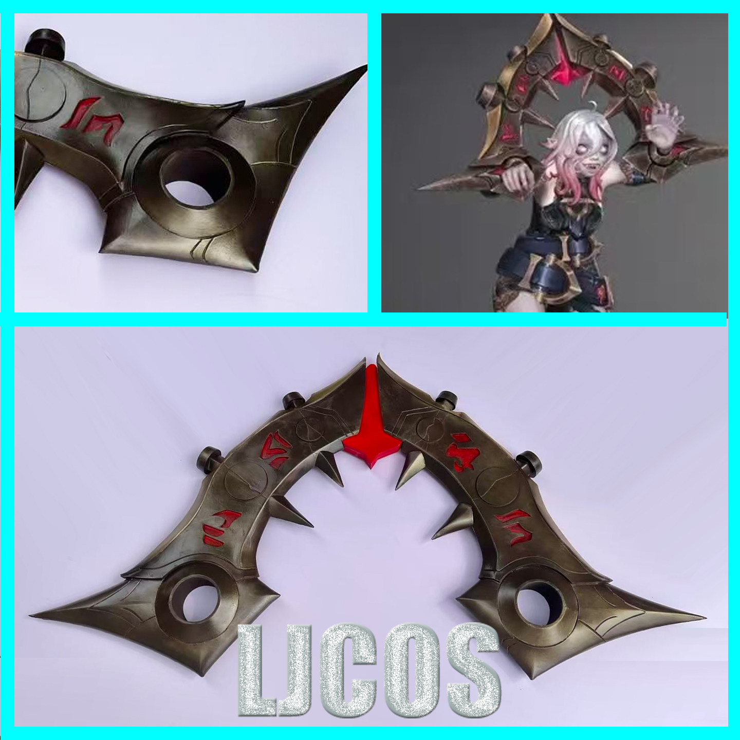 LOL ブライアーシャックルズ コスプレ小道具 ハロウィン  - Briar Cosplay Prop のレビューと価格