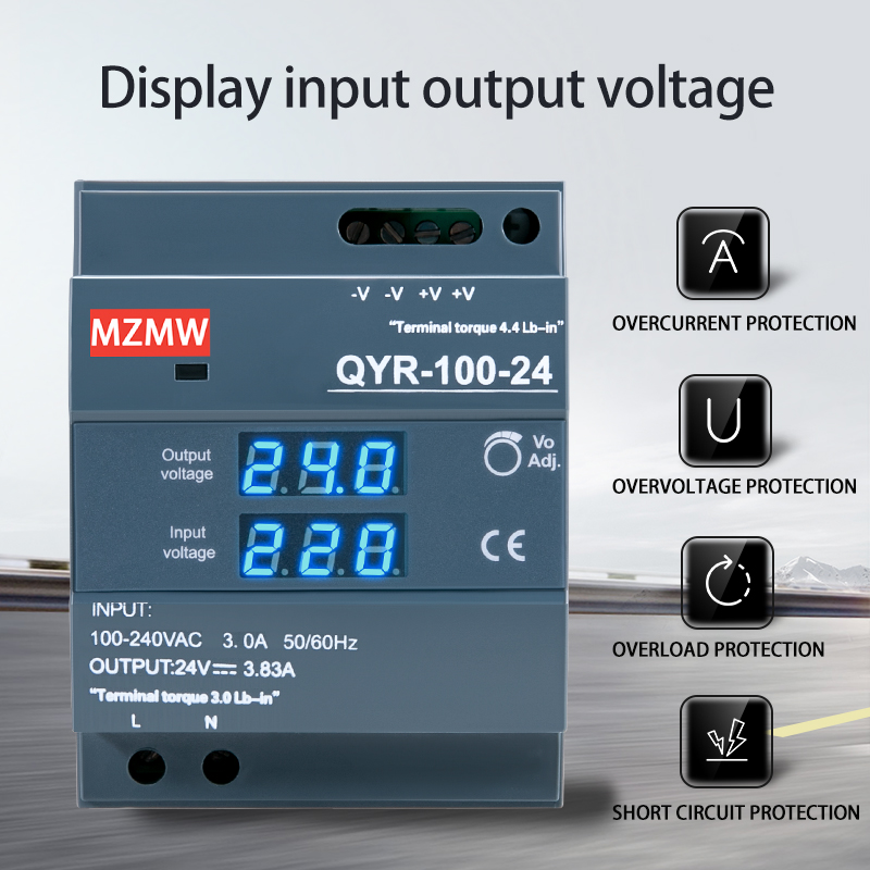 MZMW 60W 100W 150W DINレールスイッチン - Led El Wire のレビューと価格