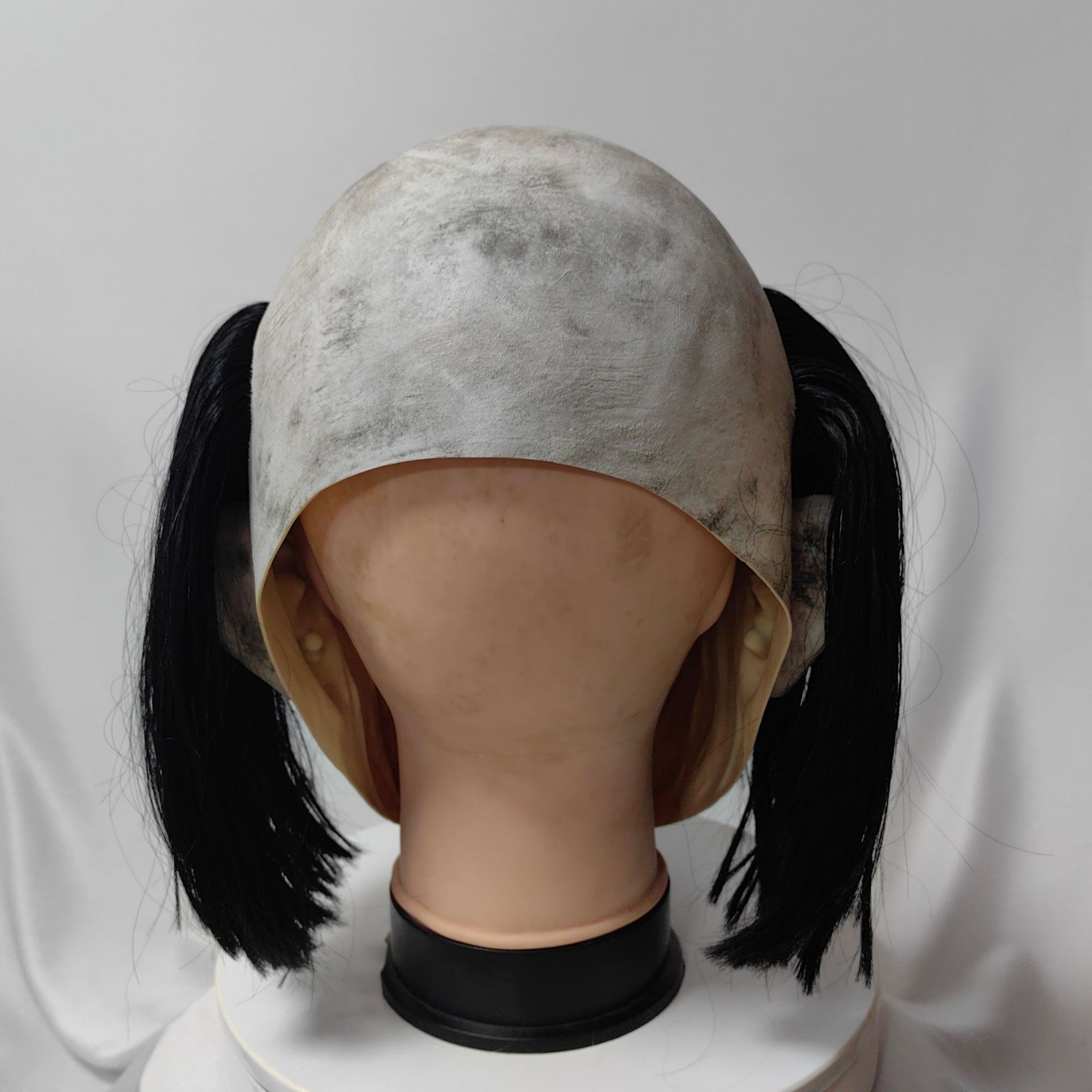 怖い笑顔ピエロマスクコスプレホラー黒鼻毛ジョーカーラテックス - Briar Cosplay Prop のレビューと価格