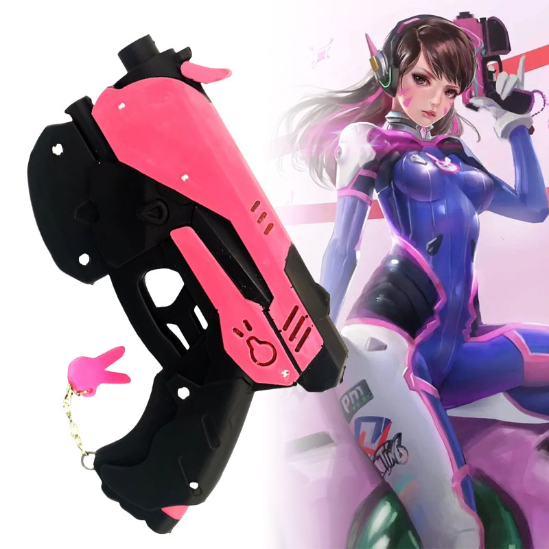 D.va-子供用ゴム製ピストル,武器,花の歌,オーバーウォッ - Dva Cosplay Prop のレビューと価格
