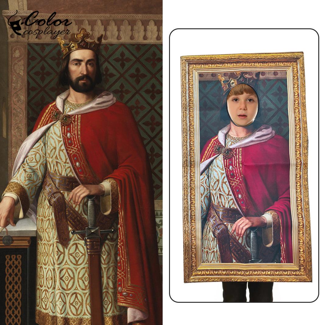 カラーコスプレイヤーおかしい油絵衣装カーニバルシルバーテール - Cosplay Prop Painting のレビューと価格