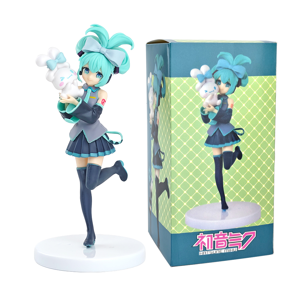ホットでキュートな初音ミクのアニメフィギュア、精巧なコレクタ - Anime Cosplay Prop のレビューと価格