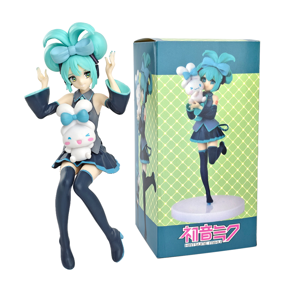 ホットでキュートな初音ミクのアニメフィギュア、精巧なコレクタ - Anime Cosplay Prop のレビューと価格
