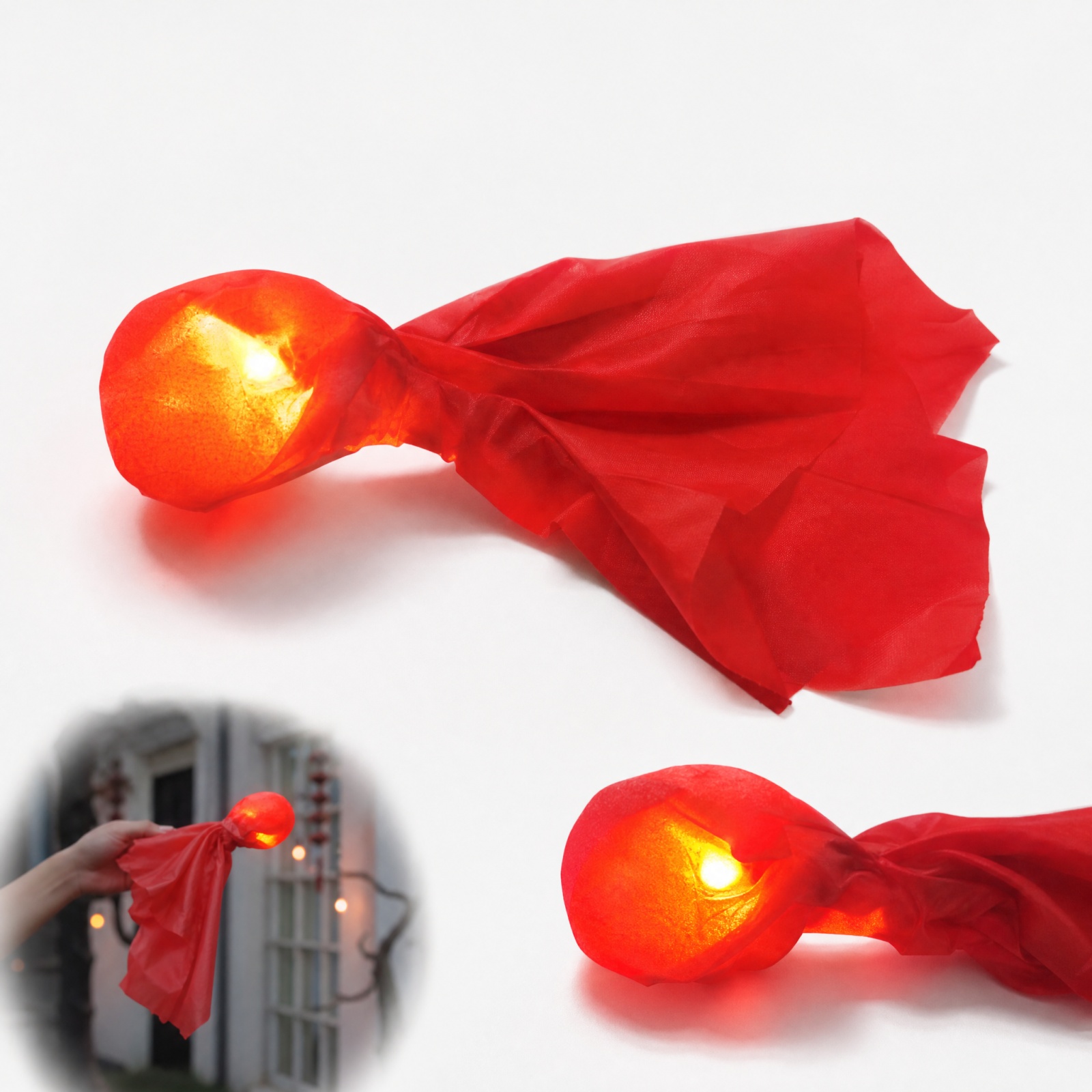 ハロウィン吊り下げ式浮遊火の玉パーティーデコレーション、クリ - Cosplay Fireball Prop のレビューと価格