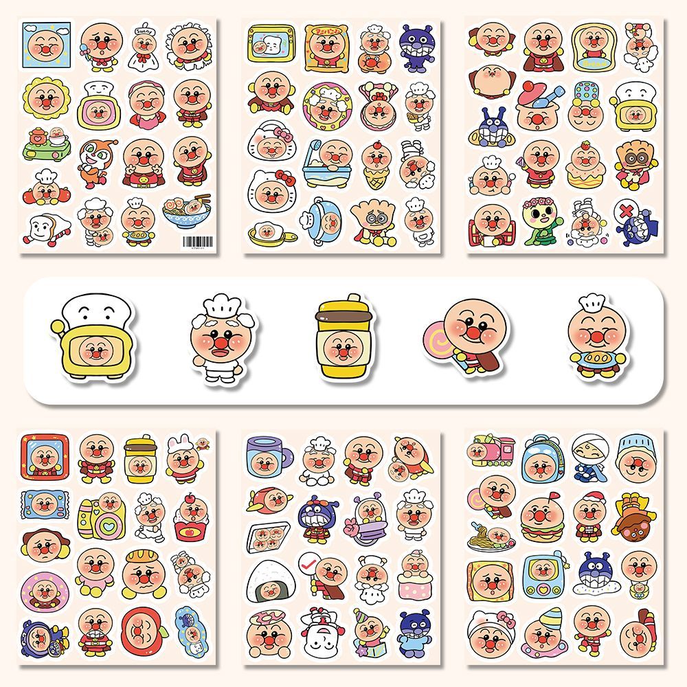 かわいい漫画ステッカーノートブック電話デスクトップポスター絵 - Cosplay Prop Painting のレビューと価格