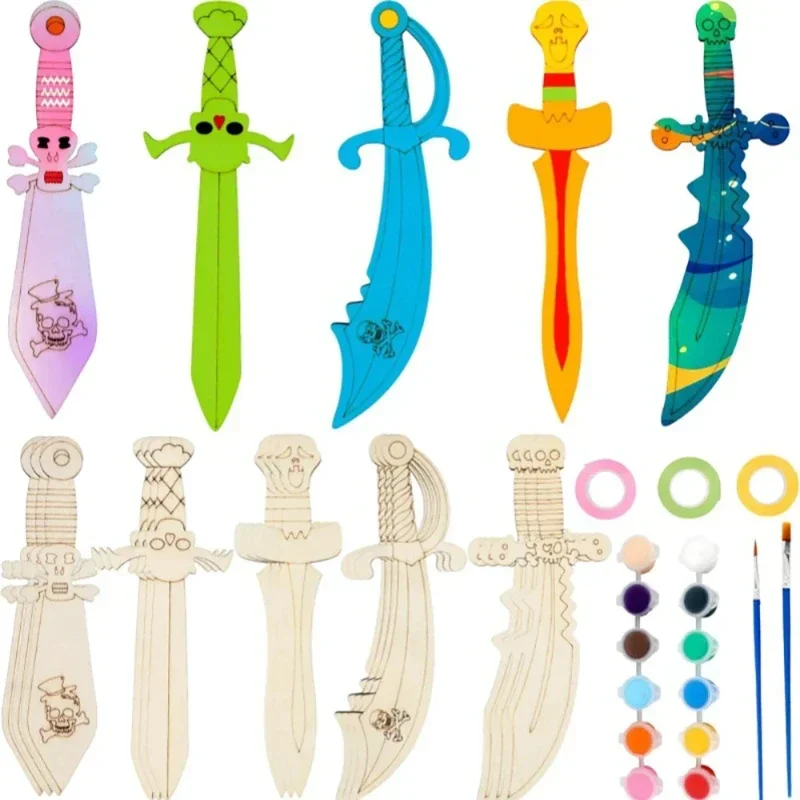2026年最新モデル 最高品質 16個入り 未塗装木製刀 子 - Cosplay Prop Painting のレビューと価格