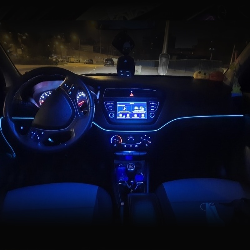 5m車室内雰囲気照明LEDストリップ5v diyフレキシブル - Led El Wire のレビューと価格