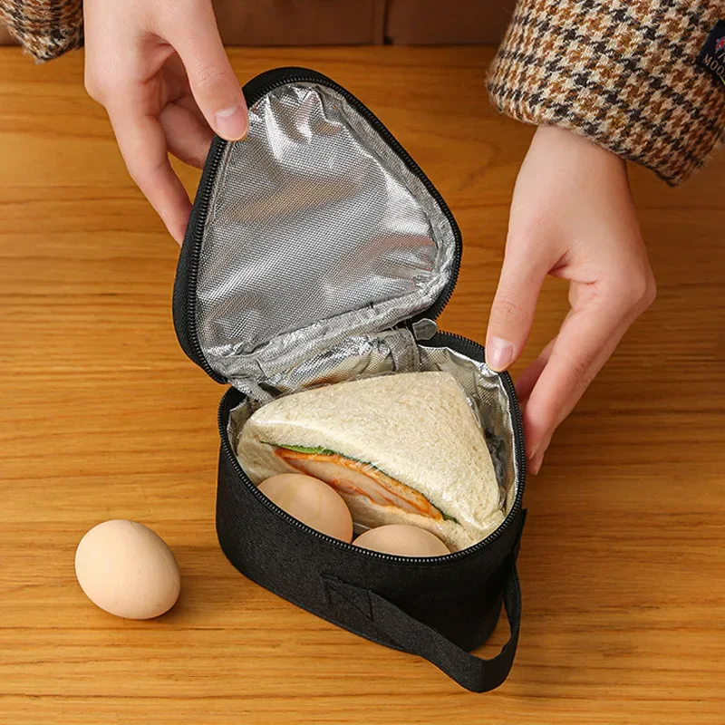 新しい三角形保温ランチバッグ ミニフォイル 学生用おにぎりバ - Thermoplastic Pellet のレビューと価格