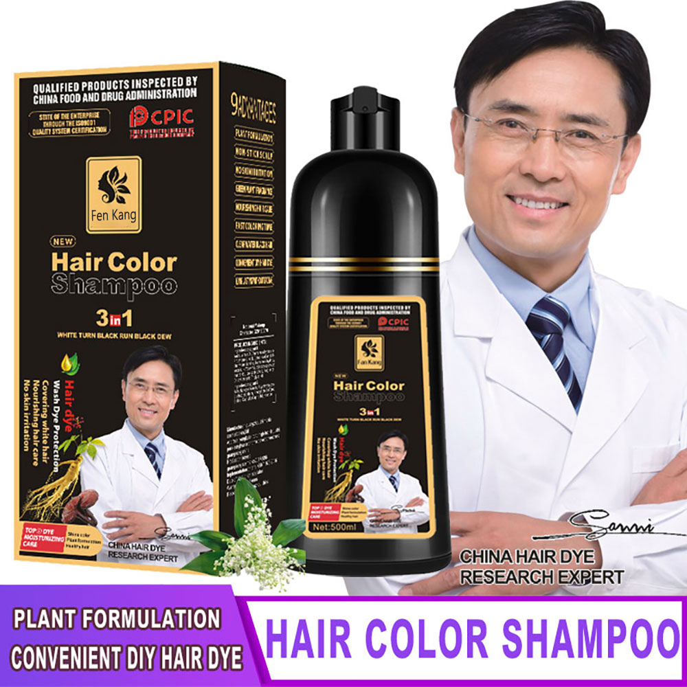 3 で 1 インスタントカラーリングシャンプーナチュラルブラ - Hair Spray Color のレビューと価格