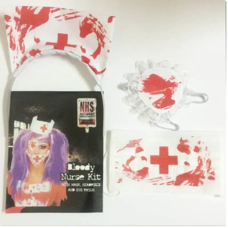 血まみれの看護ハロウィーンの衣装キット、コスプレアクセサリー - Cosplay Prop Kit のレビューと価格