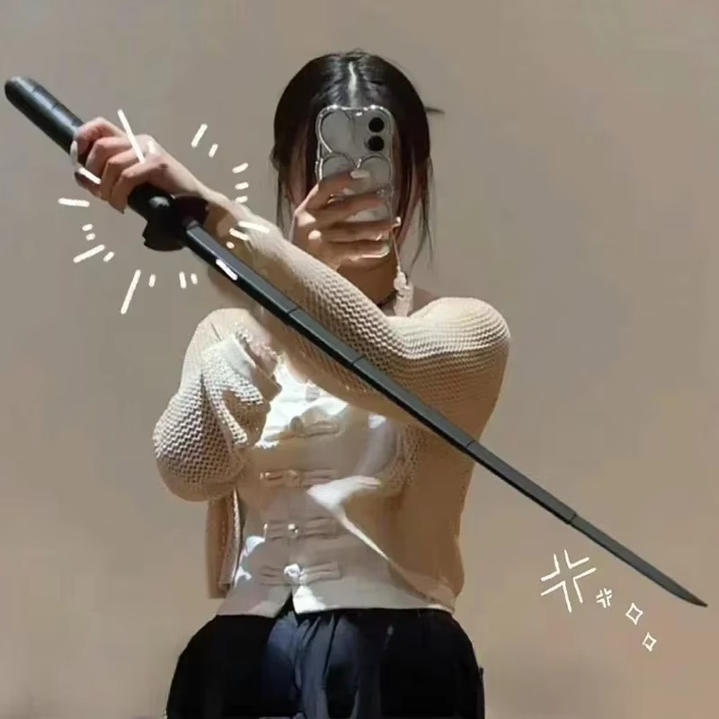 大人用フォトブース小道具 日本製 3D重力ナイフ刀 伸縮式コ - Cosplay Prop Knife のレビューと価格