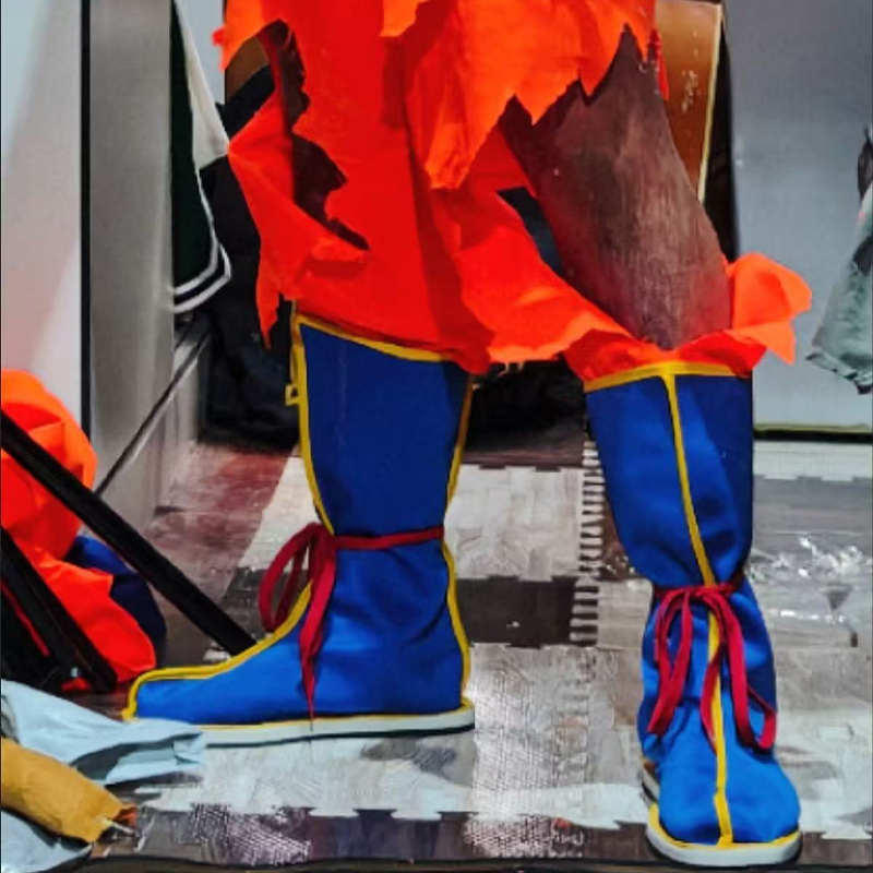 アニメドラゴンボール悟空コスプレブーツ柔らかい生地の衣装靴ハ - Cosplay Fireball Prop のレビューと価格