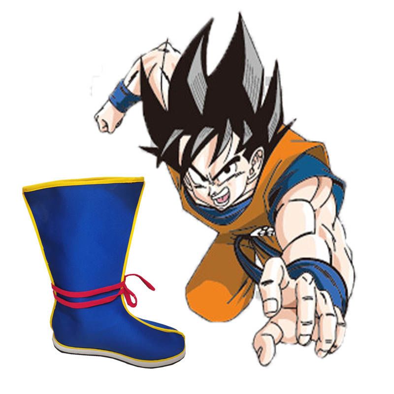 アニメドラゴンボール悟空コスプレブーツ柔らかい生地の衣装靴ハ - Cosplay Fireball Prop のレビューと価格
