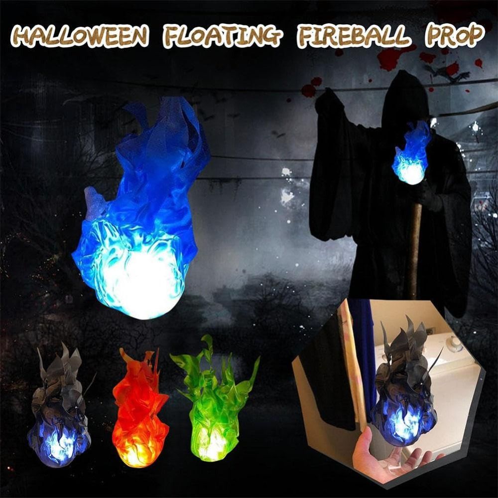 パーティーの装飾用の再利用可能なコスプレアクセサリー,偽の火 - Cosplay Fireball Prop のレビューと価格