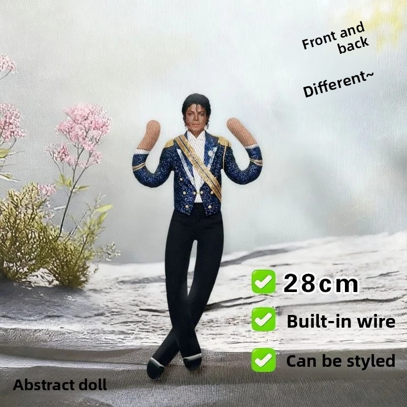 マイケル・ジャクソンぬいぐるみコスプレ小道具人形関節付きぬい - Evoker Cosplay Prop のレビューと価格